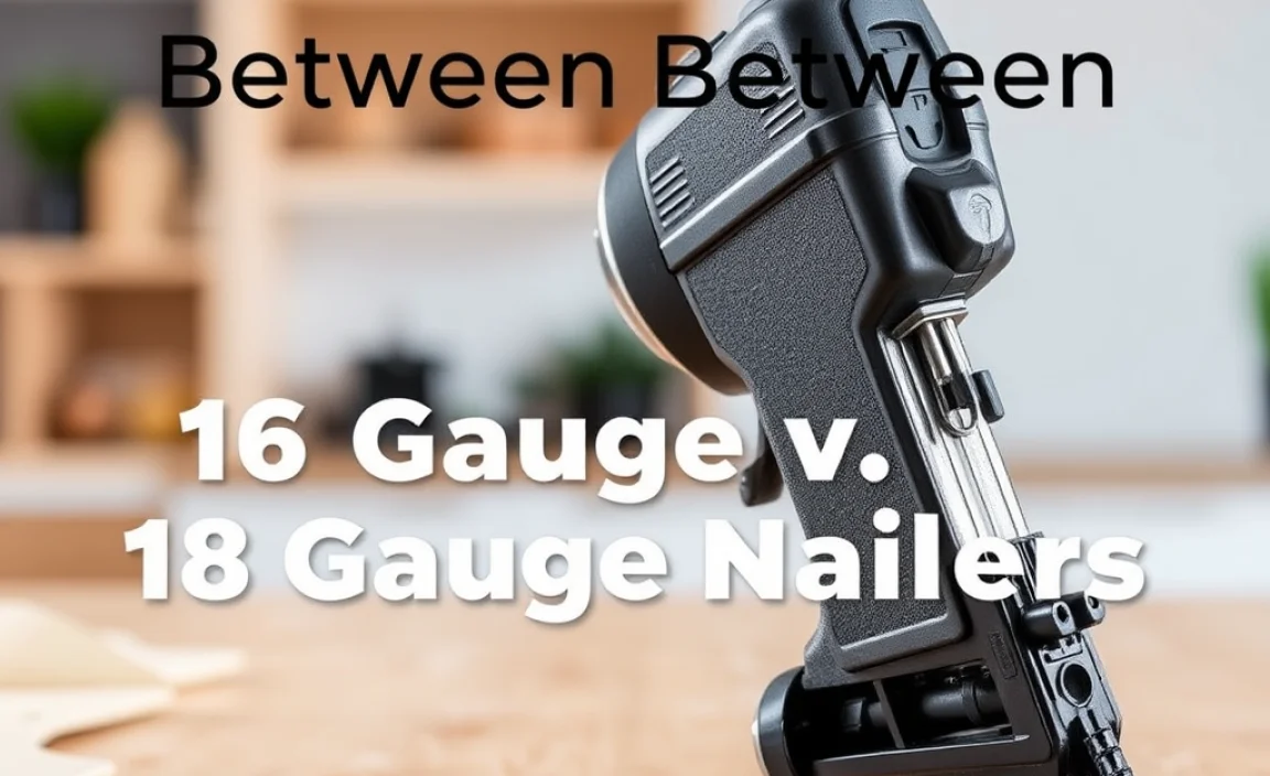 16 Gauge vs 18 Gauge Nailer: Key Differences, Uses, and Which One to Choose