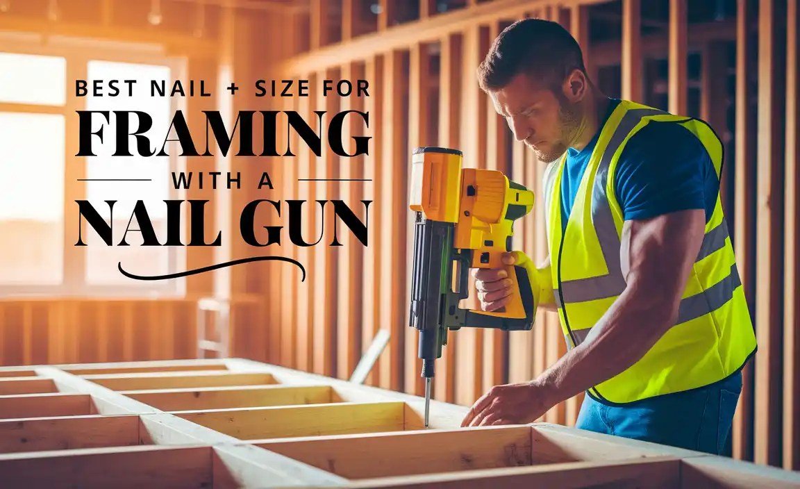 What Size Nail Gun for Framing? A Complete Guide to Choosing the Right Nail Gun