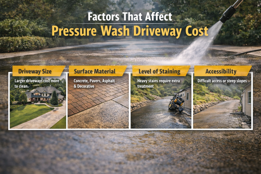 Cost to Pressure Wash a Driveway: Average Prices, Factors, and Savings Tips